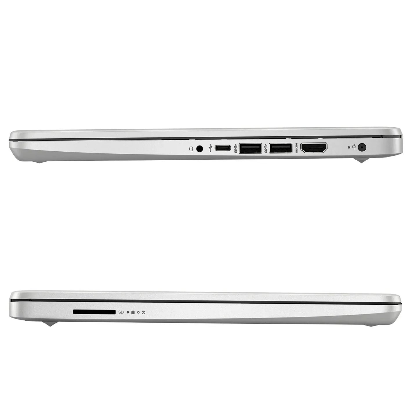 HP Newest 14" Business Laptop,Intel Celeron N4120,Up to16GB RAM,384GB Storage(128GB eMMC+256GB Micro SD),1Year Office 365,Silver