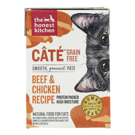 UD_The Honest Kitchen-Case of 12 5.5 oz Wet Cat Food Green Fresh Beef & Chicken Made with Meat