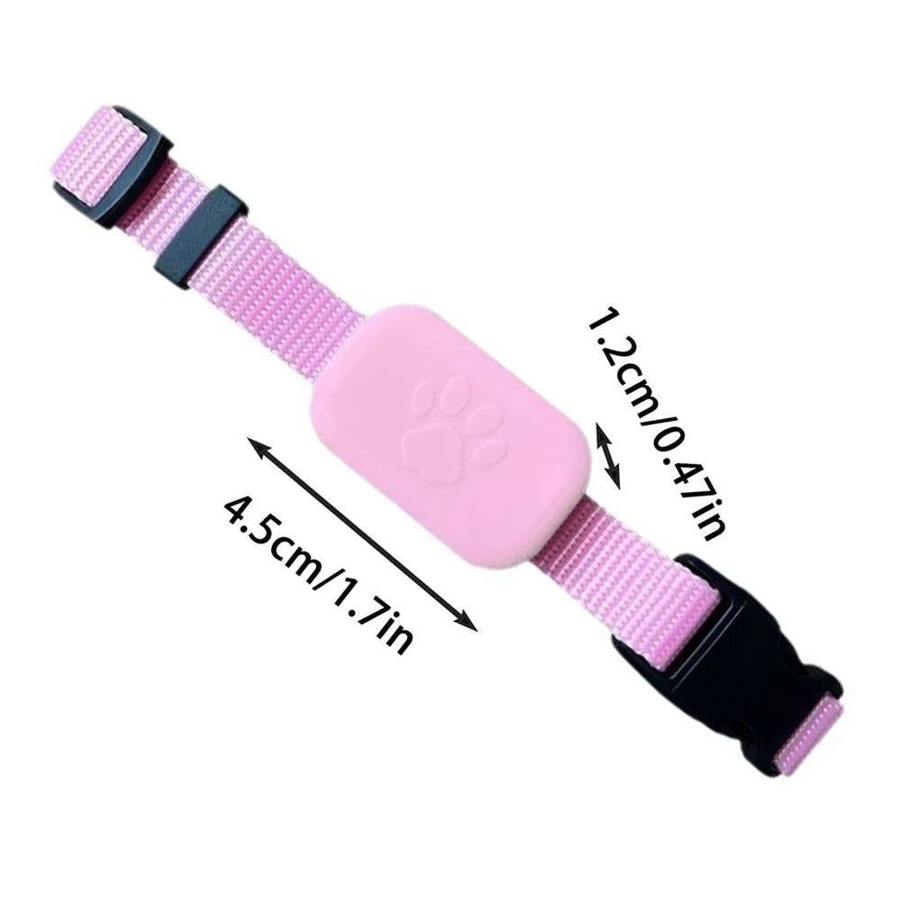 Pet GPS Tracker For iOS/Android w/Adjustable Collar Waterproof Smart Global Locator Tracker Anti-Lost Pet Locator for Dogs &amp; Cat