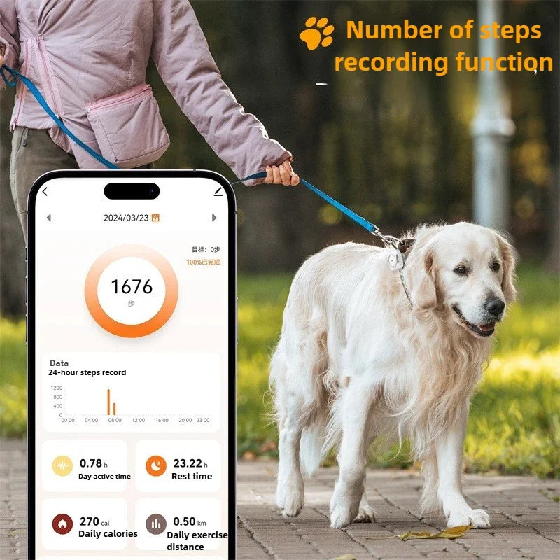 Pet GPS Trackers Historical Track Motion Data Dog Cat Anti-loss Tracking Health Monitoring GPS Tracker Waterproof Pet Products