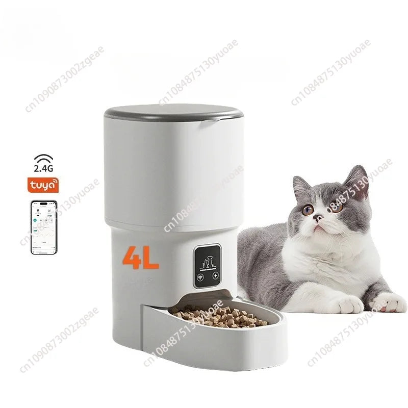 Phone App Control Tuya Smart Wifi Advanced Auto Reminder Timed Cat Dog Food Dispenser Automatic Pet Feeder