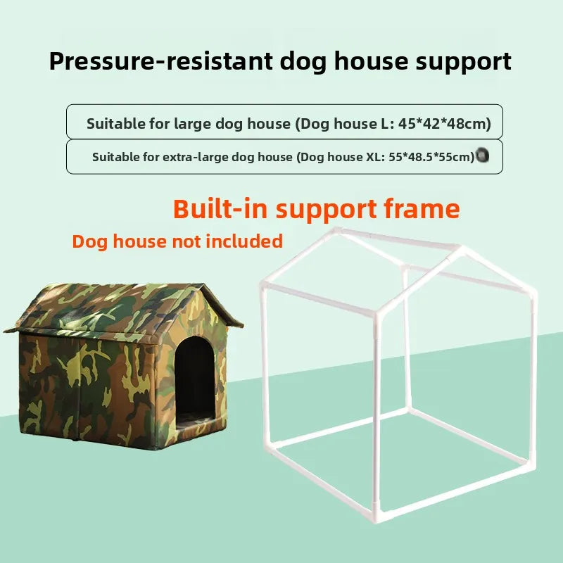 Pet Love Outdoor Dog House Frame Accories Stable Support Structure Anti-Sink for Stray Dogs Pet Supplies/Dog Home