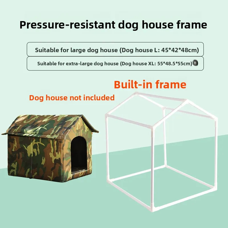 Pet Love Outdoor Dog House Frame Accories Stable Support Structure Anti-Sink for Stray Dogs Pet Supplies/Dog Home