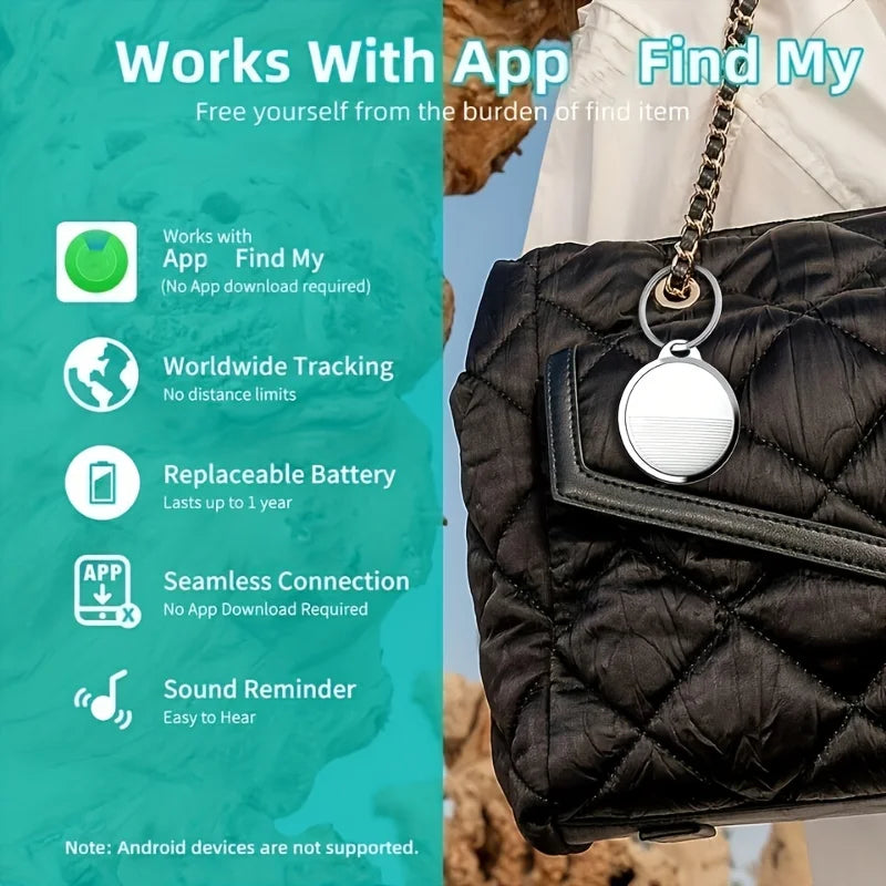 GPS Smart Anti-Lost Device - Real-Time Tracker for Pets, Elderly & Kids, No Installation Needed, iOS Compatible, Reliable & Worr