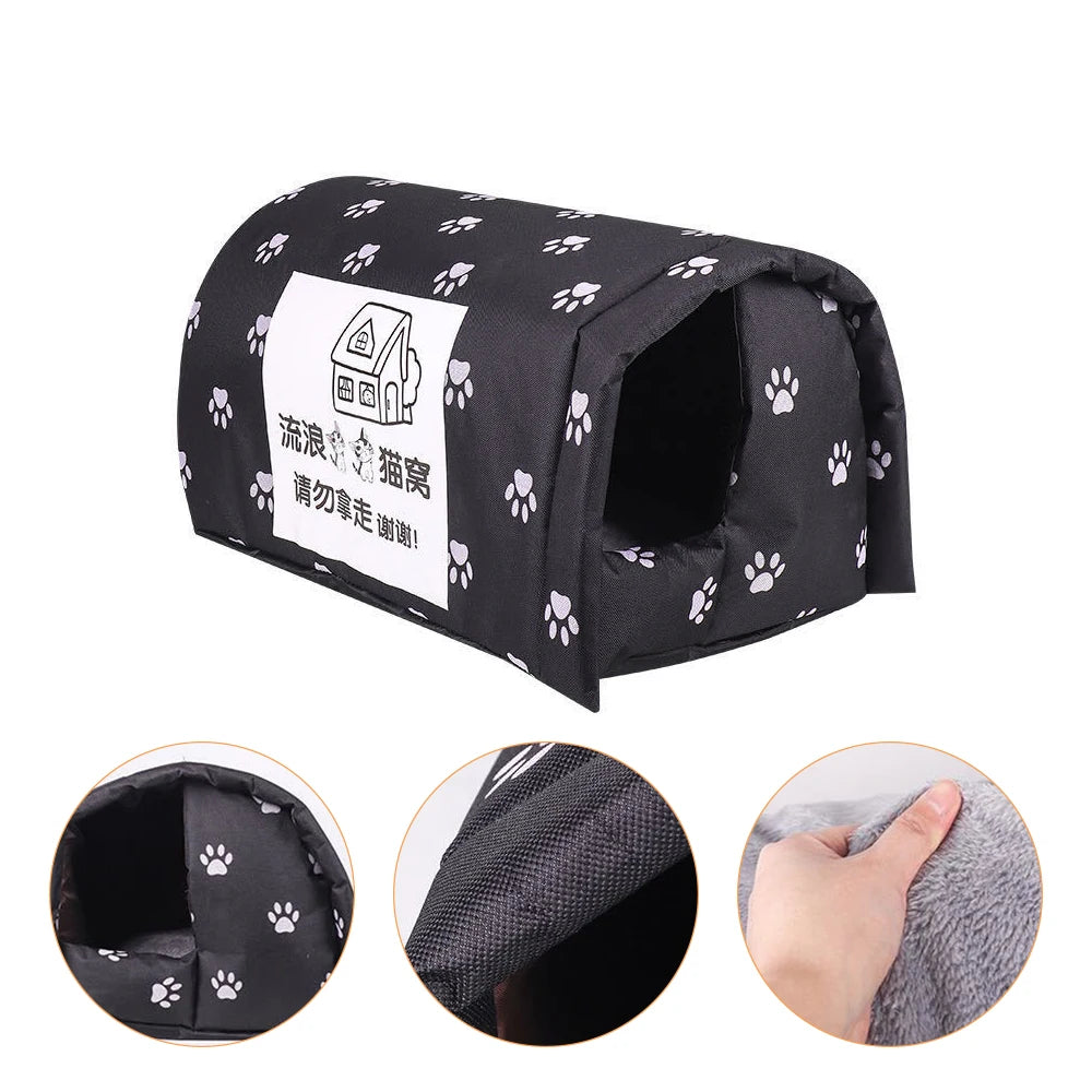 Foldable Pet House Shelter Lightweight Portable Foldable Pet House for Puppies Kittens Dog Cat Rabbit