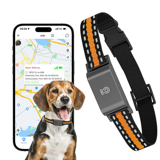 4G GPS Pet dog Tracker Collar Real Time Tracking APP Electronic Fence Anti Lost Dog Locator