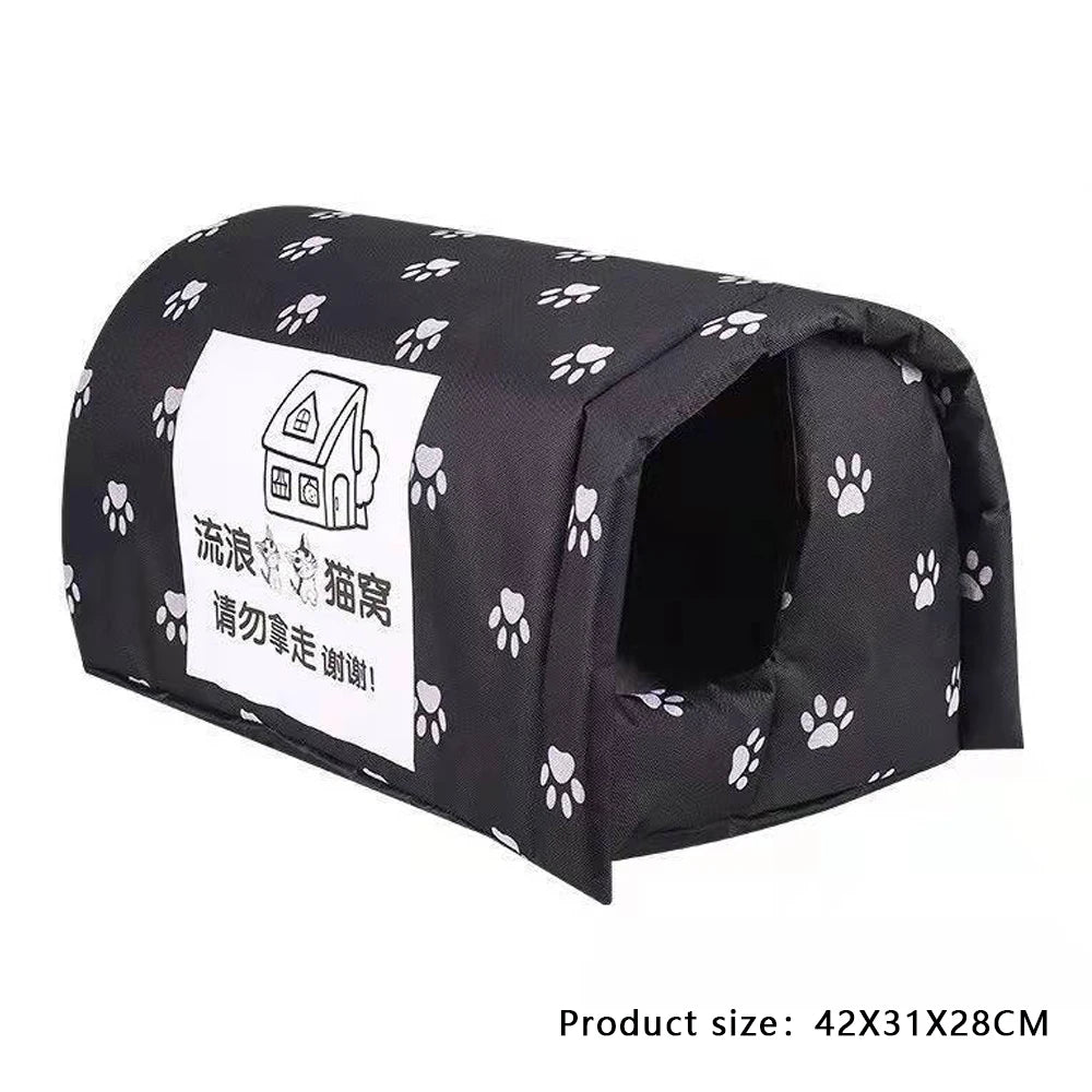Foldable Pet House Shelter Lightweight Portable Foldable Pet House for Puppies Kittens Dog Cat Rabbit