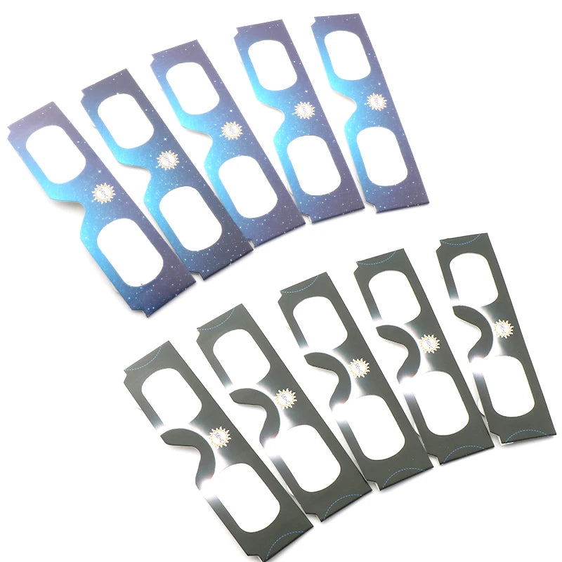 USA Warehouse Paper Solar Eclipse Glasses Safe Observation Sunglasses Eye Protection UV Protection
